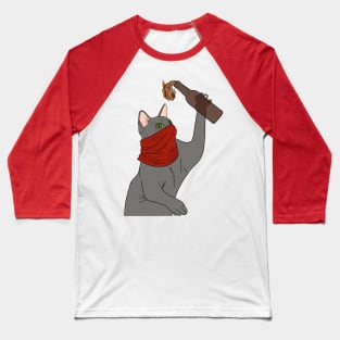 Riot cat Baseball T-Shirt